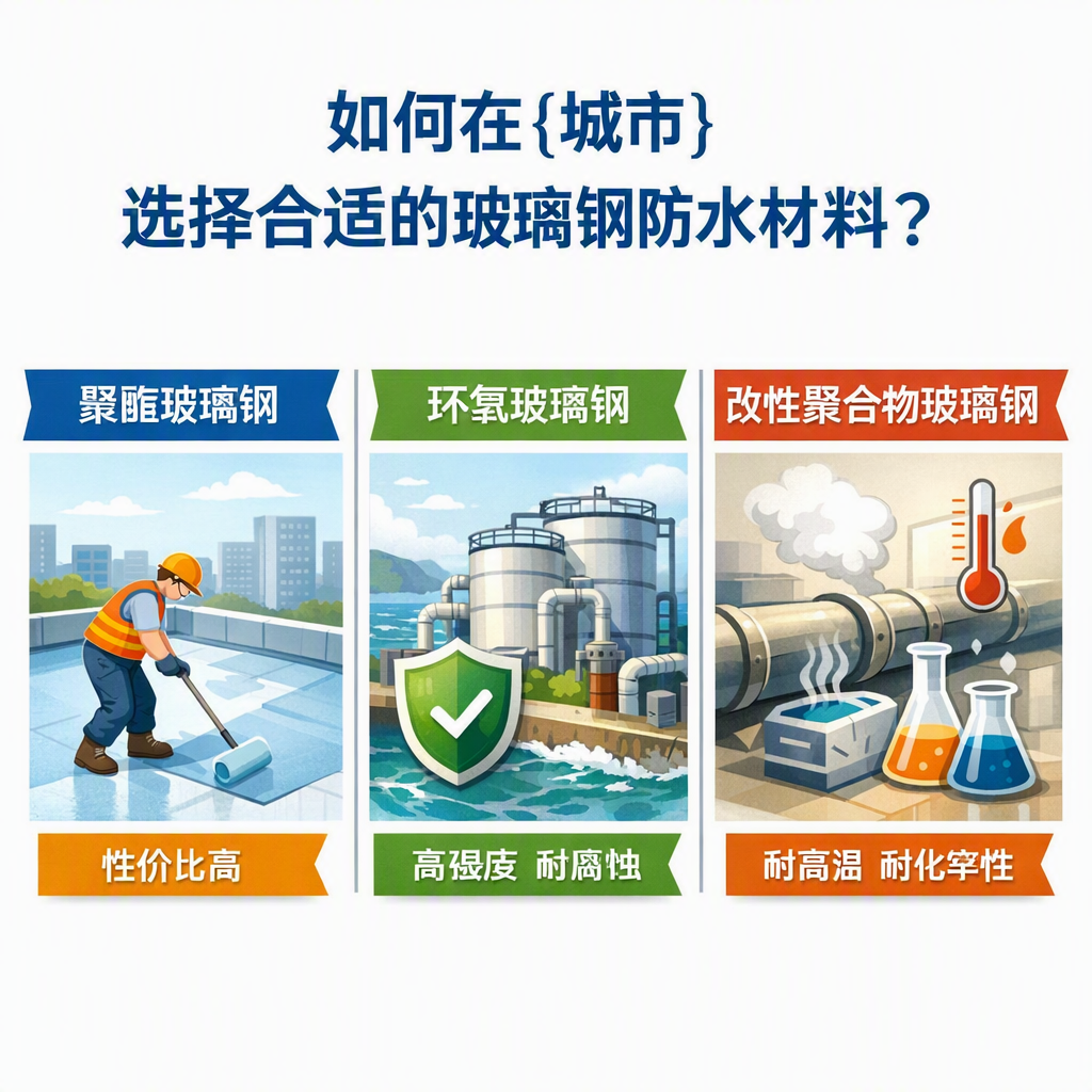 如何在平顶山选择合适的玻璃钢防水材料？
