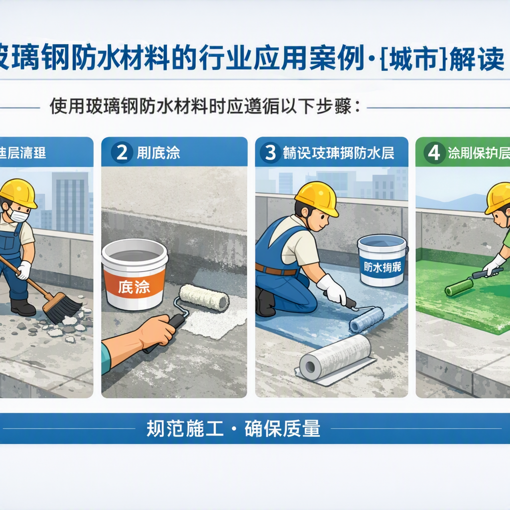 玻璃钢防水材料的行业应用案例，平顶山解读