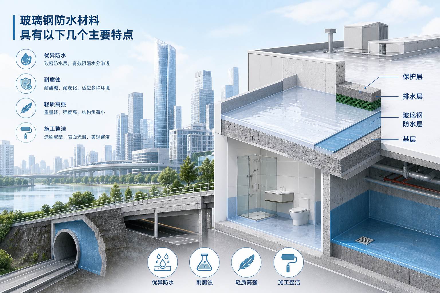 2023年玻璃钢防水材料市场趋势分析,关注 平顶山 发展